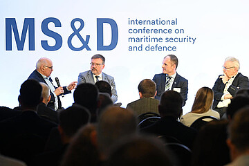 Podiumsdiskussion auf der Konferenz MS&D – International Conference on Maritime Security and Defence