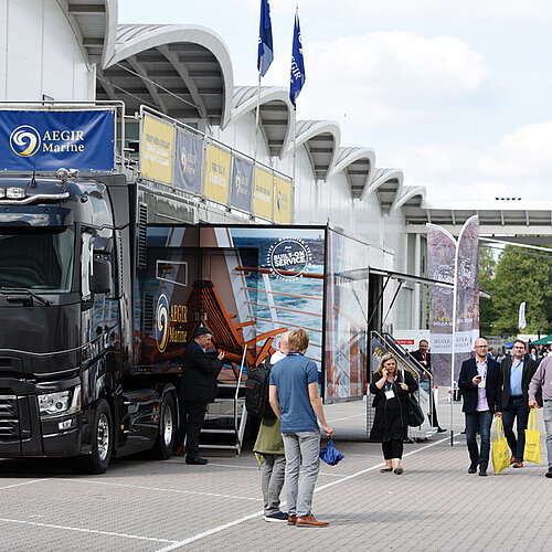 outdoor exhibition area