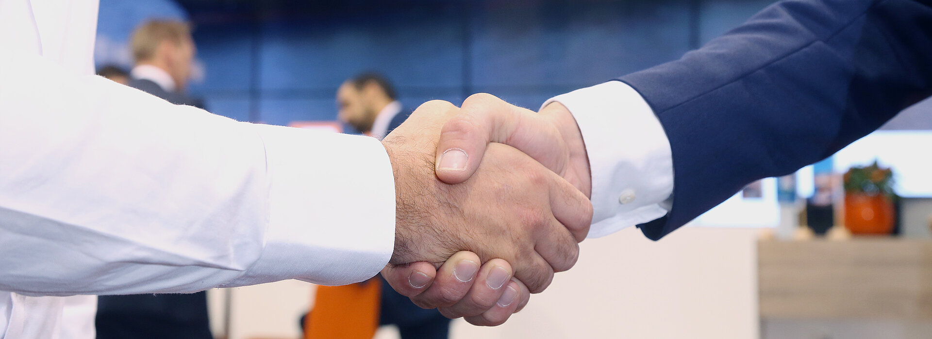 A handshake.