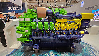 Maritime Komponente als Ausstellungsstück