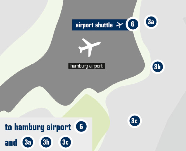 SMM Airport Shuttle SMM Airport Shuttle-Routen